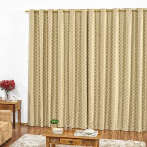 Cortina Semi Blackout Ouro 3M