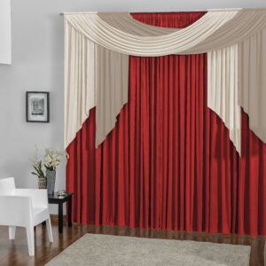 Cortina Alana Vermelho 2M